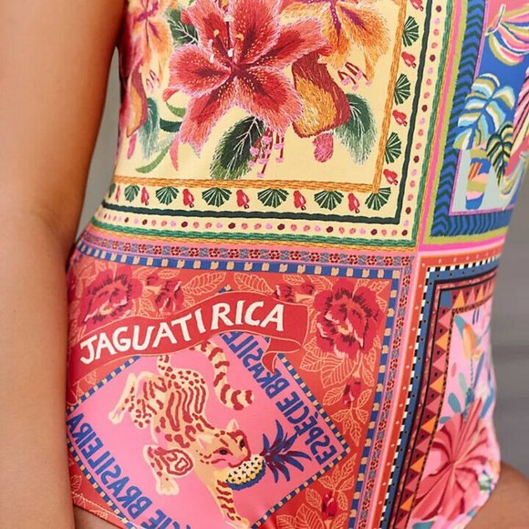 Farm Rio Lita One-Piece Swimsuit 3X NEW - Picture 4 of 15